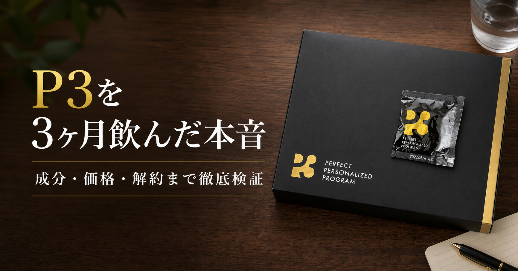 P3を3ヶ月飲んだ本音レビュー